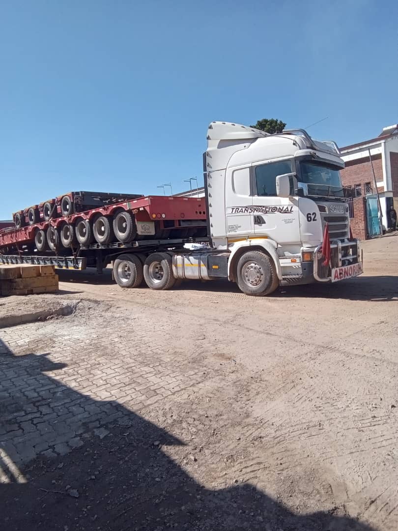 HeadBucks freight truck on the road